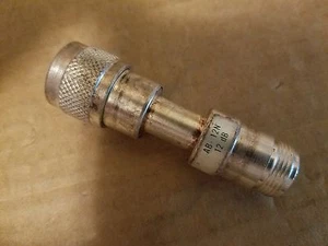 MicroLab FXR AB-12N 12dB Attenuator Type-N(m-f) DC-4.5GHz 2W RF Microwave Silver - Picture 1 of 7