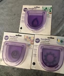 Wilton Sugar Sheets! Cutting Insert Set of 3 - Picture 1 of 5