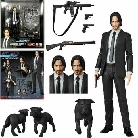 New Mafex No. 085 John Wick Chapter 2 Pvc Toys Action Figure No Box Toy Gift hot Cover