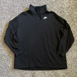 Nike Sweatshirt Damen Medium XS Sportswear Club Fleece übergroß Mock-Ausschnitt - Bild 1 von 8