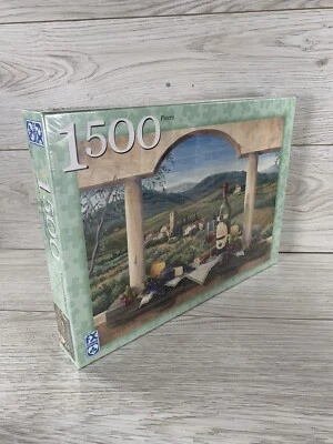 Puzzle FX Schmid Vineyard Bounty 1500 Pieces Jigsaw Rare 2005 Wine Vino Sealed - Image 1 of 4