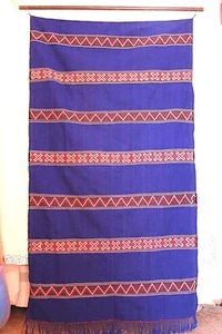 Moroccan Berber Wool Blanket 104'' X 70'' Handmade - Picture 1 of 2