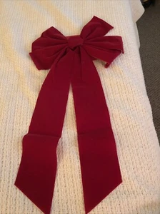 Red  christmas bows for wreath - Picture 1 of 1