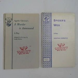 Agatha Christie - Spider's Web 1956, A Murder is Announced 1978 B10 - Imagen 1 de 11