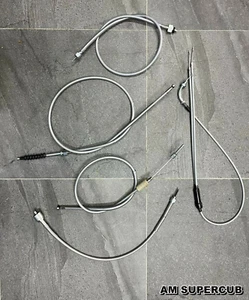 HONDA 305 250 CB77 CB72 Throttle Brake Clutch Speedometer Tachometer Cable set - Imagen 1 de 6