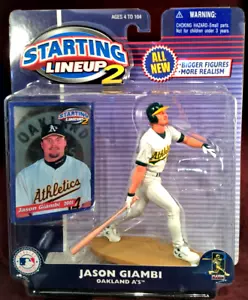 2001 Oakland A's Jason Giambi MLB Startaufstellungen 2 - Bild 1 von 3