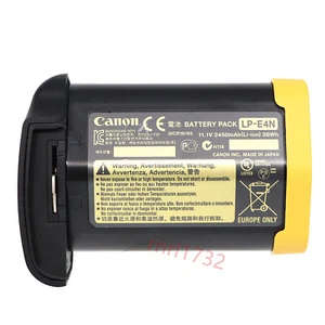Batteria originale Canon LP-E4N per fotocamera Canon EOS 1D Mark III 1DX 1DX2 1D3 1D4 - Foto 1 di 5