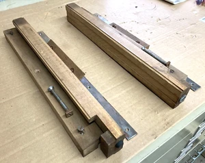 Antique Edison C-250 Disc Phonograph Cabinet Drawer Guide Mechanism Set - Picture 1 of 6