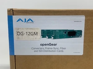 AJA OG-12GM 12G-SDI to/from SDI Muxer/Demuxer openGear Card - Picture 1 of 3