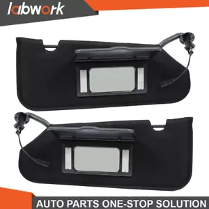 Labwork Sun Visor Vanity Mirror For 2005-2012 2013 Corvette C6 Pair Sun Shades - Zdjęcie 1 z 13