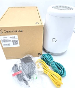 *NEW* CenturyLink C4000LZ Wi-Fi DSL Modem Router White, Power Adapter, Cable - Photo 1/14