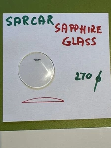 SARCAR 27mm Szafirowe szkło kopułkowe pasujące do zegarka SARCAR - Zdjęcie 1 z 3