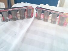 2 SETS OF 4 COOKING CONCEPTS SHOT GLASS SIZE DESSERT GLASSES NEVER USED