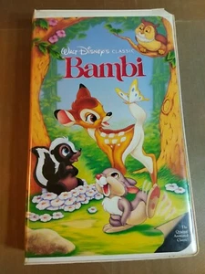 Bambi VHS Black Diamond The Classics Edition - Imagen 1 de 4
