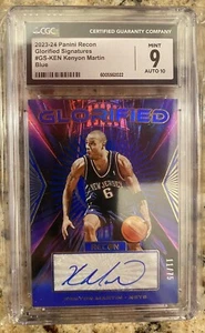 2023-24 Panini Recon - Glorified Signatures #GS-KEN Kenyon Martin Blue /75 - Picture 1 of 2