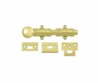 Surface Bolt 6 Inch Heavy Duty Solid Brass in 11 Finishes By Deltana