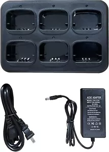 Chargeur Six Voies pour Motorola CP040 CP140 CP150 CP160 CP180 CP200 CP200D CP250 - Photo 1/23
