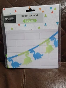 3 Paquetes Guirnalda Colgante Dinosaurio Estandarte Suministros de Fiesta Decoración del Hogar Papel Bunting - Imagen 1 de 2