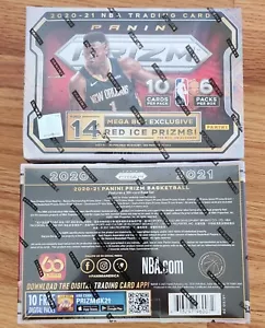 Panini Prizm 2020-21 NBA Trading Cards Mega Box Red Ice SEALED Excell - Picture 1 of 1