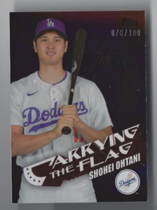 2025 Topps Shohei Ohtani Carrying The Flag /100 - Bild 1 von 2
