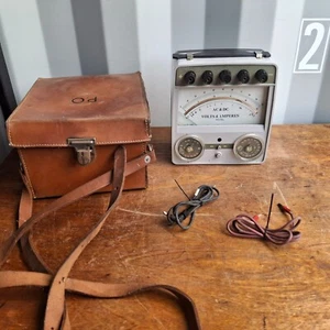 50er Jahre Post Multi-Range AC / DC Volt & Ampere Multimeter Model No. 14C - Bild 1 von 10