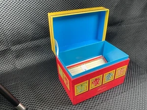 2003 C R Gibson Beach Bum Tropical Shirt Recipe Box & Sealed Card Set IN7375 - Picture 1 of 15