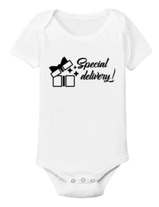 Special Delivery Baby One-Piece Romper Outfit / Babies Toddler Fashion Clothes - Picture 1 of 13