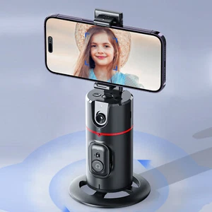 Trépied de Suivi Visage Auto Rotation 360° Face Corps Téléphone Support Caméra - Photo 1 sur 15