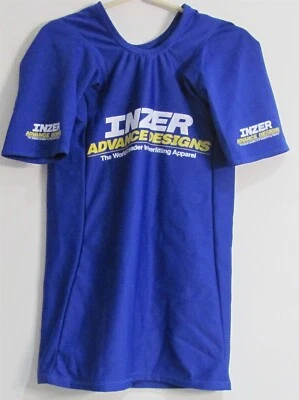 Camisa de Banco Inzer EHPHD Talla 54 Azul Real con Borde Amarillo (LU) Disco. Color! Foto 1 de 4