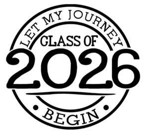 Klasse von 2026 Shirt, Seniorenhemd, Seniorengeschenk, Abschlussshirt, Reise grau - Bild 1 von 2