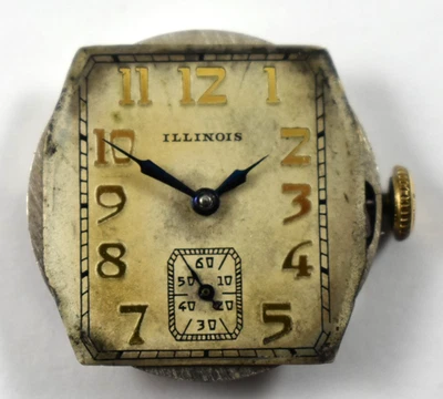 Reloj Pulsera Movimiento Cuerda Manual Illinois 605 15J Vintage Lote.re Foto 1 de 3
