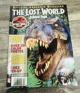 Jurassic Park Book Souvenir Magazine Vintage Collectibles The Lost World Dinos - Picture 1 of 2
