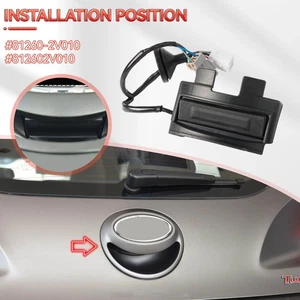 Botón de liberación del pestillo de la escotilla del maletero trasero 81260-2V010 para Hyundai Veloster 2012-2017 - Imagen 1 de 10
