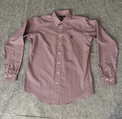 Brooks Brothers Cotton Fleece XL Non Iron Plaid Long Sleeve Button Up Mens Shirt - Image 1 of 4