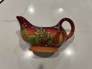 Gates Ware Laurie Gates Sauciere Kürbisblätter orange - Bild 1 von 7