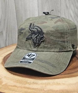 Minnesota Vikings 47 Brand Franchise Fitted Hat Cap Size M NFL - Bild 1 von 16