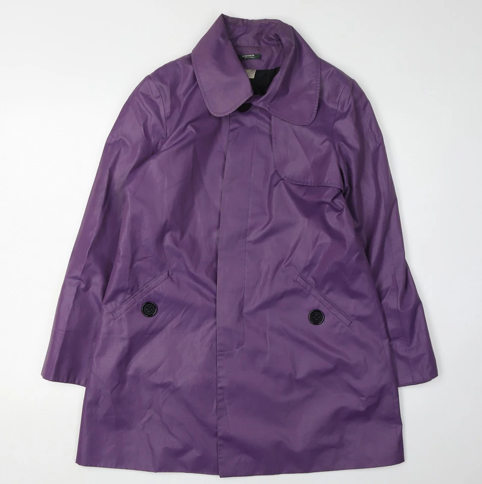 La Redoute Women's Purple Trench Coat Size 10 - Image 1 of 4