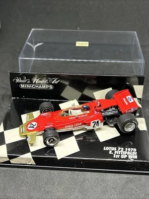Minichamps 1:43 - LOTUS 72 anno 1970 Motore COSWORTH E.FITTIPALDI 1st GP WIN - Immagine 1 di 4