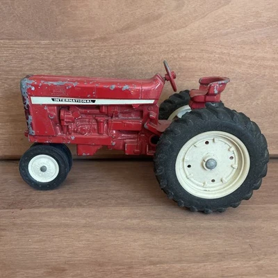 老式 ERTL 1970 年代 1/16 复古国际压铸拖拉机金属玩具农场红色 — 第 1/4 张图片