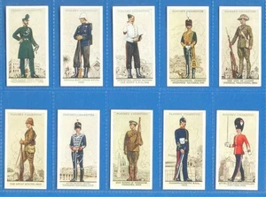 UNIFORMS OF THE TERRITORIAL ARMY.SET OF 50 PLAYERS CIGARETTE CARDS ISSUED 1939 - Picture 1 of 10