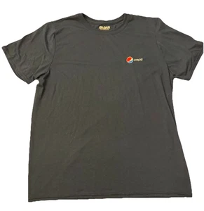 Pepsi Embroidered Logo Tshirt Large Blue Gilden Performance 100% Polyester Promo - Bild 1 von 6