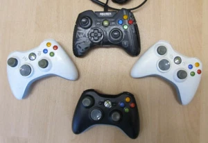 XBOX 360 CONTROLLER x 4 (3 offiziell, 1 Madcatz) - Ersatzteile/Reparaturen - Bild 1 von 8
