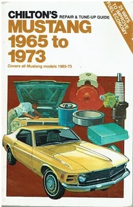 FORD MUSTANG Mk1 HARDTOP FASTBACK CONVERTIBLE (6-CYL & V8) 1965-73 REPAIR MANUAL - Picture 1 of 1