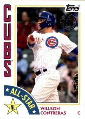 2019 Topps 1984 Topps All Stars #84ASWC Willson Contreras chicago cubs - Image 1 of 2