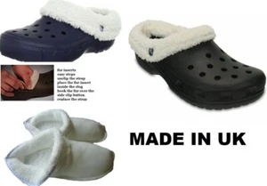 Crocs Schuhe Clogs Ersatzfell für Crocs Futter Einlegesohlen Einlagen pelzige Innenseiten - Bild 1 von 10