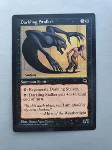 Darkling Stalker, MTG Tempest (1997) Common Black Creature VNM  - Picture 1 of 2