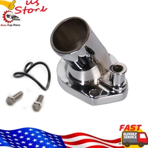 Cuello de agua 2662 para carcasa termostato cromado Ford 260 289 302 351W con junta tórica - Imagen 1 de 15