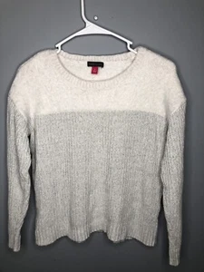 Vince Camuto Damen weicher hellgrau weißer Pullover Größe S EUV - Bild 1 von 7