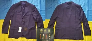 ●✿ NWT MADE IN ITALY DAKS LONDON WOOL NAVY BLAZER COAT SIZE MEN'S ADULT 54 ✿● - Picture 1 of 11