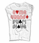 T-shirt donna COME QUANDO FUORI PIOVE semi carte poker texas hold'em